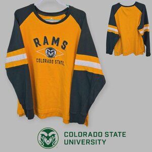 Vintage Knights  Colorado State University Rams Longsleeve  Sweatshirt  Mens 2XL